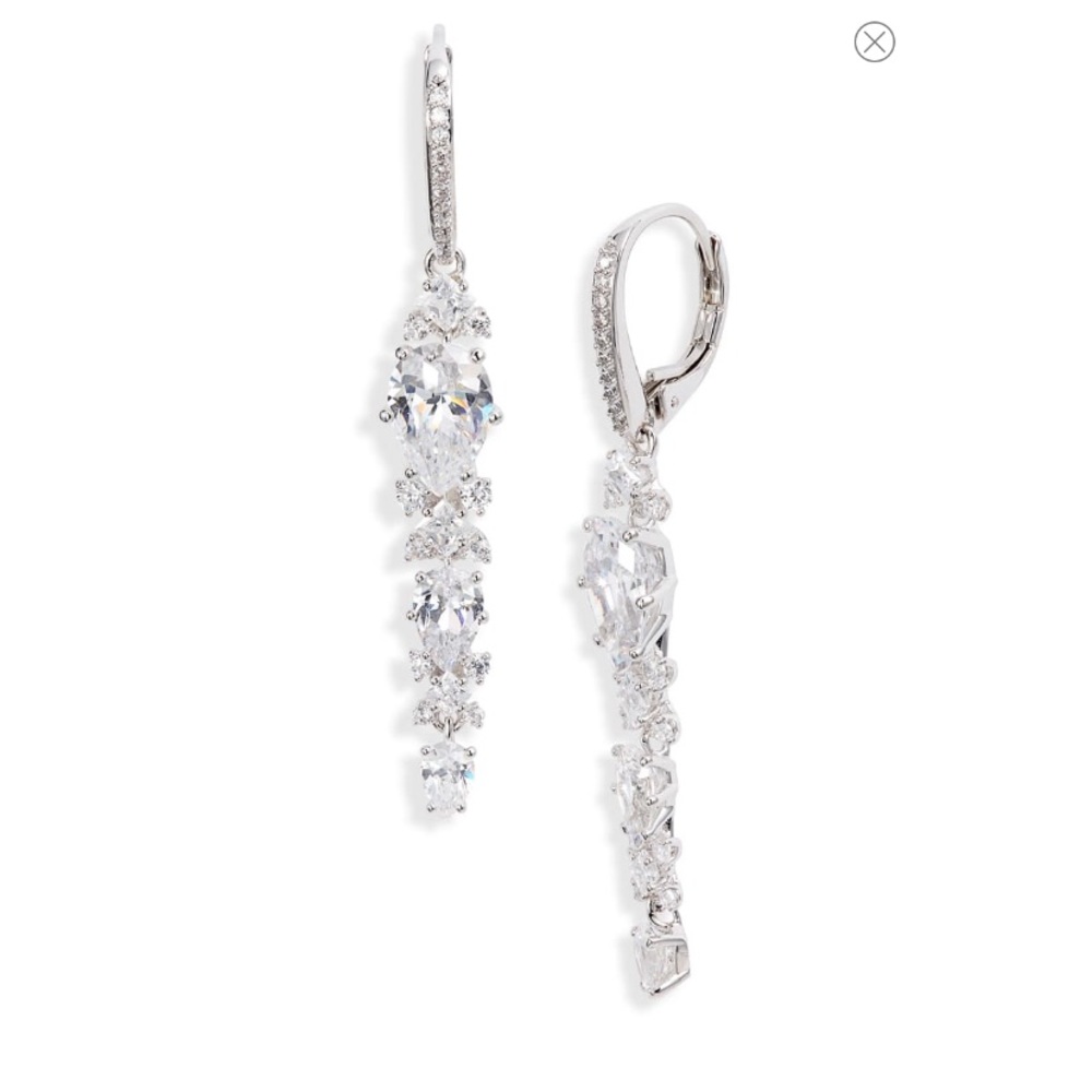 Nadri Linear Drop Earrings